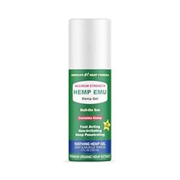 Hemp Emu Roll-On Gel for Back & Joints