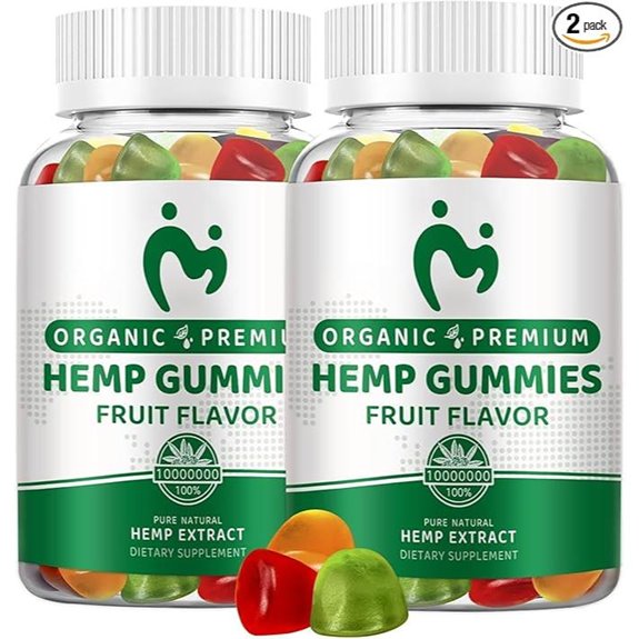 Hemp Gummies for Pain Sleep Anxiety - 2 Pack