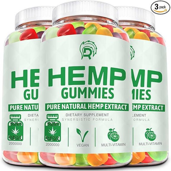 Hemp Gummies (3 Pack) for Sleep & Pain Relief