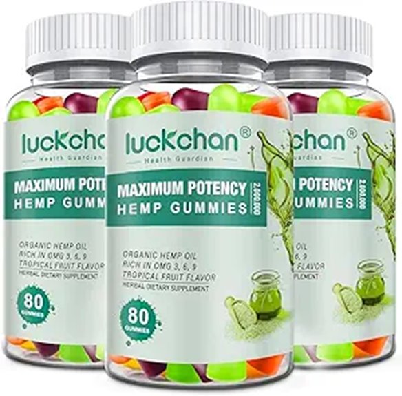 Hemp Gummies High Potency for Sleep & Pain