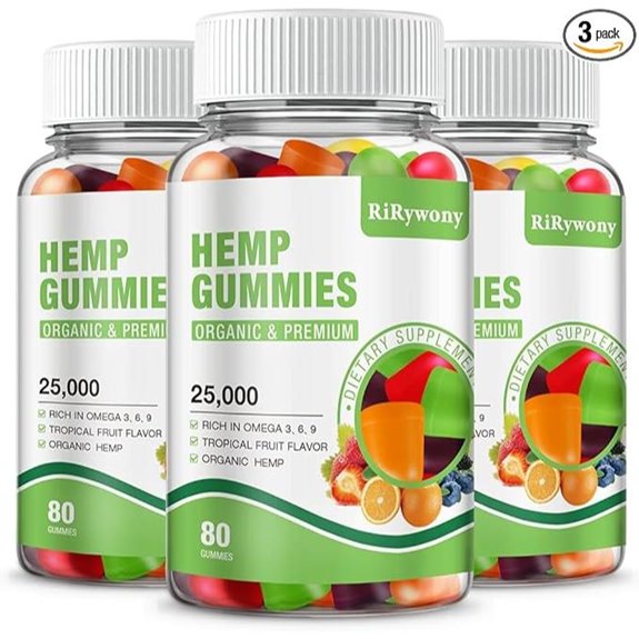 Hemp Gummies 3 Packs: High Potency Mood & Focus