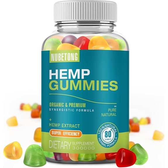 Hemp Gummies High Potency Organic Edible Supplement