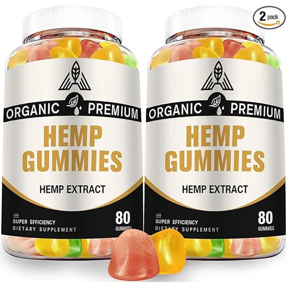 Hemp Gummies: Extra Strength Sleep & Pain Relief (2 Pack)