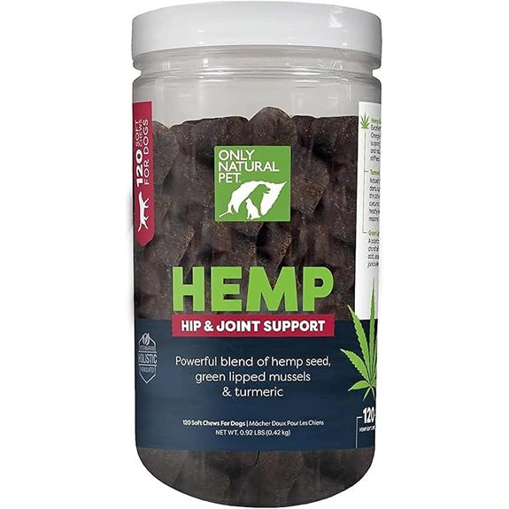 Only Natural Pet Hemp Hip & Joint Chews (120)