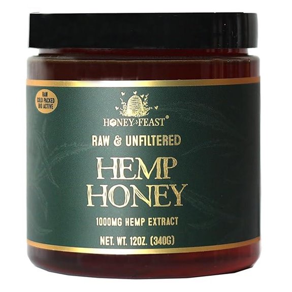 Honey Feast Hemp Honey Concentrate 1000mg