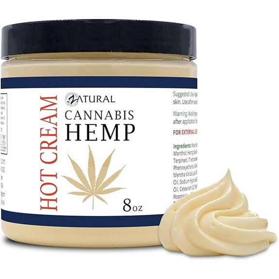 Zatural Hemp Hot Cream for Joints and Muscles