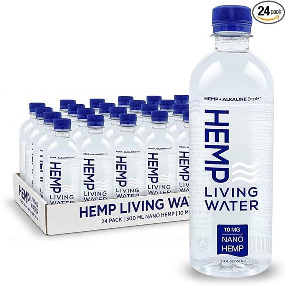 Hemp Living Extract Water – Enhanced Hydration 24-Pack