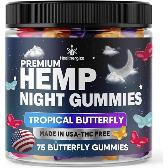 Hemp Night Gummies: High Potency Relaxation Edibles