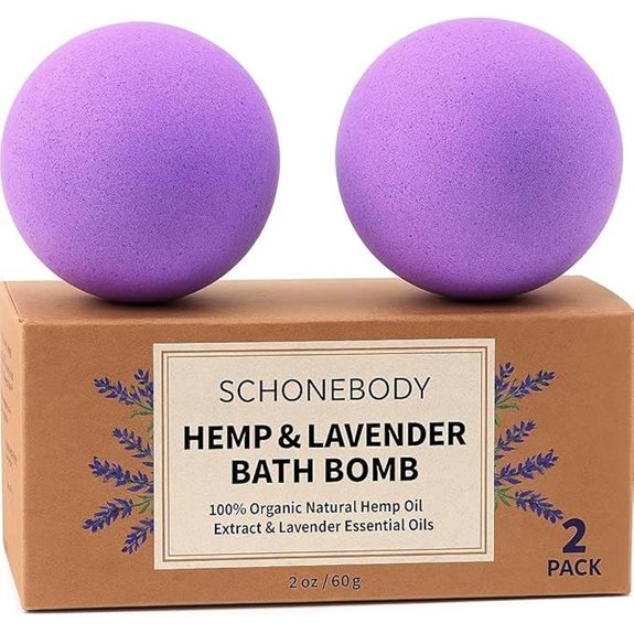 Hemp Oil Bath Bombs – 2 Pack Spa Gift