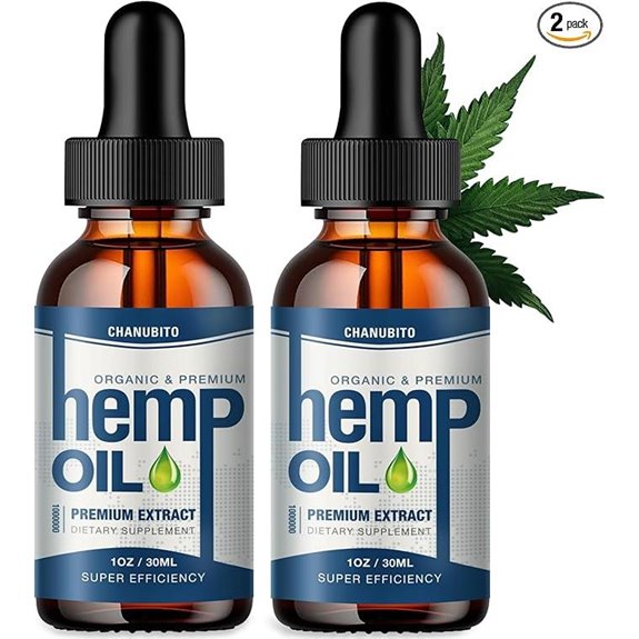 Hemp Oil Drops 1,000,000 Max Strength (2 Pack)