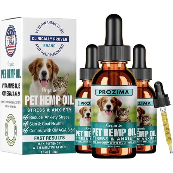 Hemp Oil for Dogs & Cats (3 Pack)