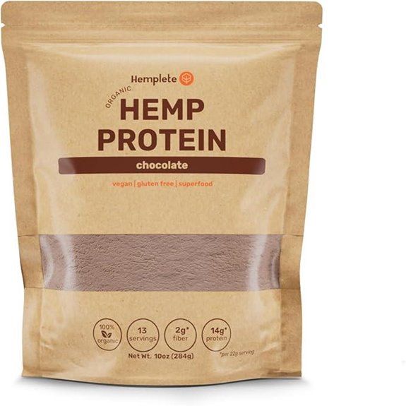Hemp Plant Protein Powder for Heart & Brain Health