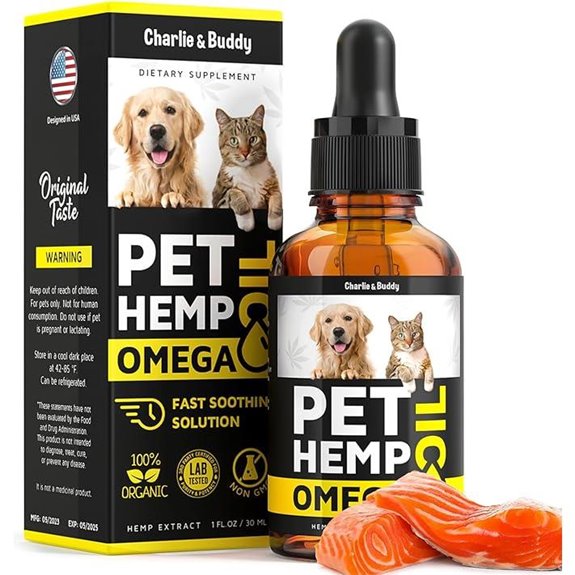Hemp & Salmon Oil for Dogs: Healthy Skin/Coat