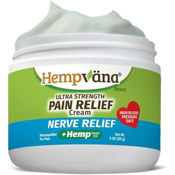 Hempvana Nerve Relief Cream with Pure Hemp Seed Oil