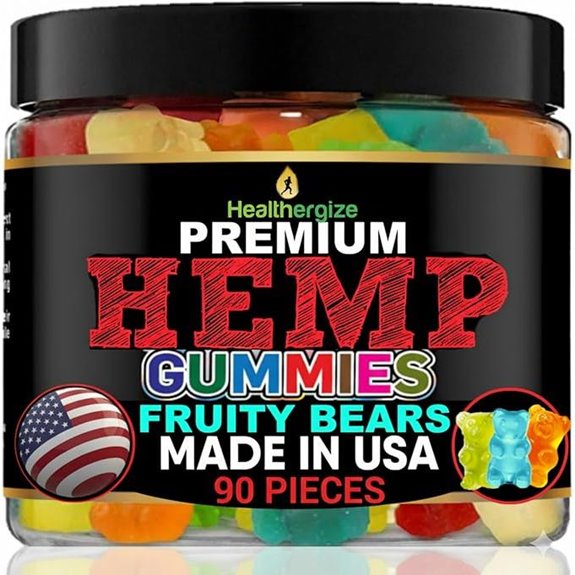 Hemp Sleep Gummies with Relaxed Peace - 90 Bears