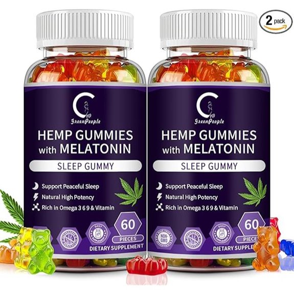 Hemp Sleep Gummies with Melatonin & Vitamin C