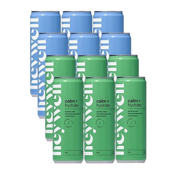 Heywell Sparkling Adaptogenic Calm Variety Pack (12)