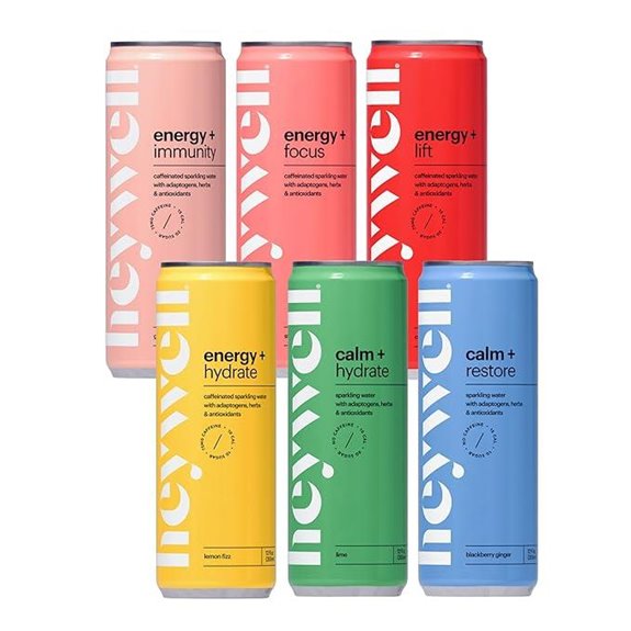 Heywell Sparkling Adaptogenic Trial Pack (Pack of 6)