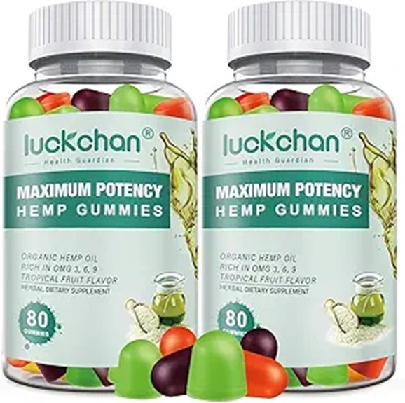 Hemp Gummies: High Potency Sleep & Pain Relief