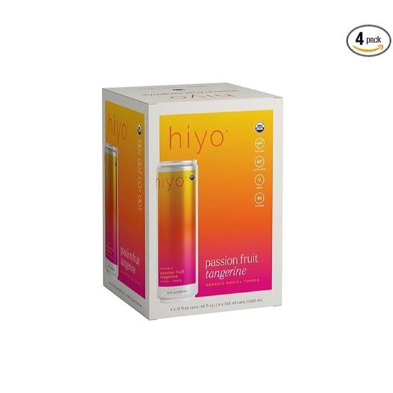 Hiyo Organic Social Tonic: Passion Fruit Tangerine (4)