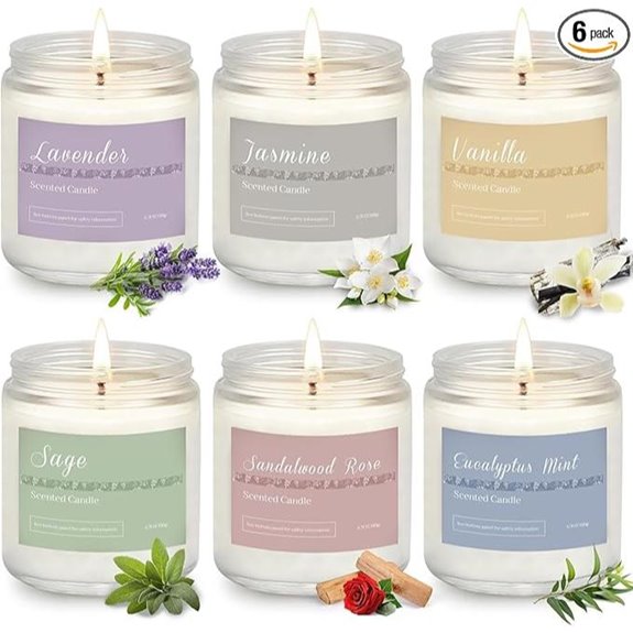 Holiday Scented Candle Gift Set (6)