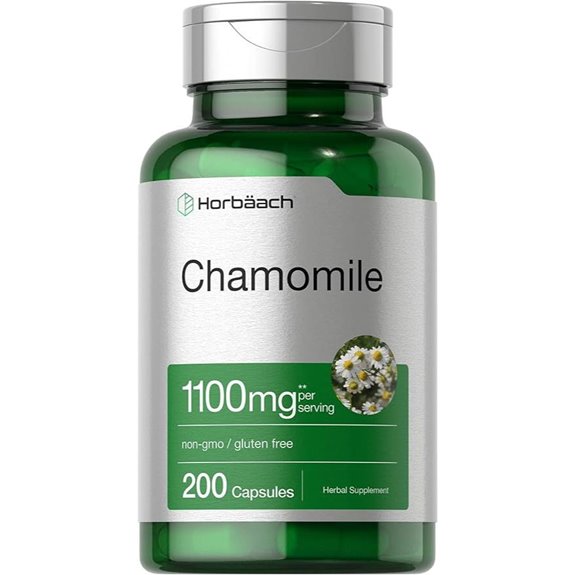 Horbäach Chamomile Extract – 200 Pills 1100mg