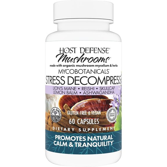 Host Defense MycoBotanicals Stress Decompress Capsules (60)