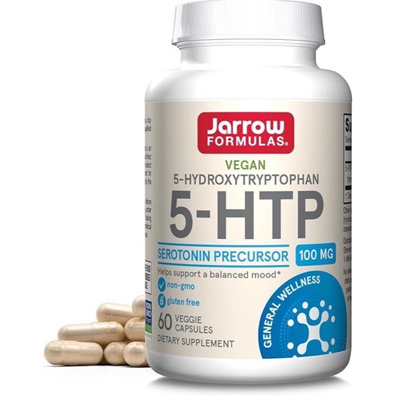 Jarrow 5-HTP 100 mg Serotonin Precursor (60 Veg)