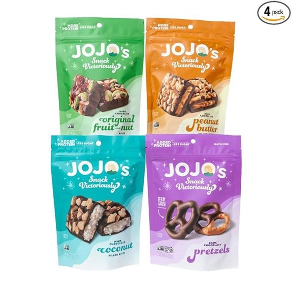 JOJO’s Dark Chocolate Variety Pack (4 Count)