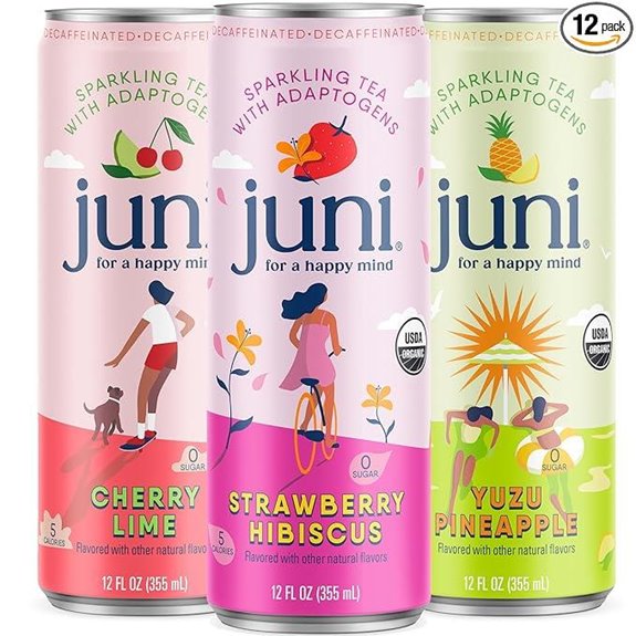 Juni Sparkling Adaptogen Drink Variety Pack (12)