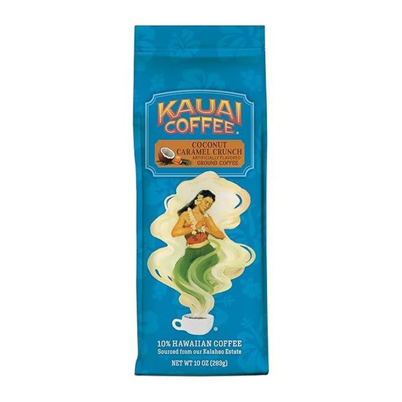 Kauai Ground Coffee – Smooth Medium Roast Coconut Crunch