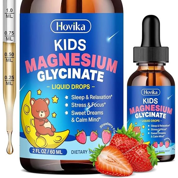 Kids Magnesium Liquid with L-Theanine & Vitamins (2 fl oz)