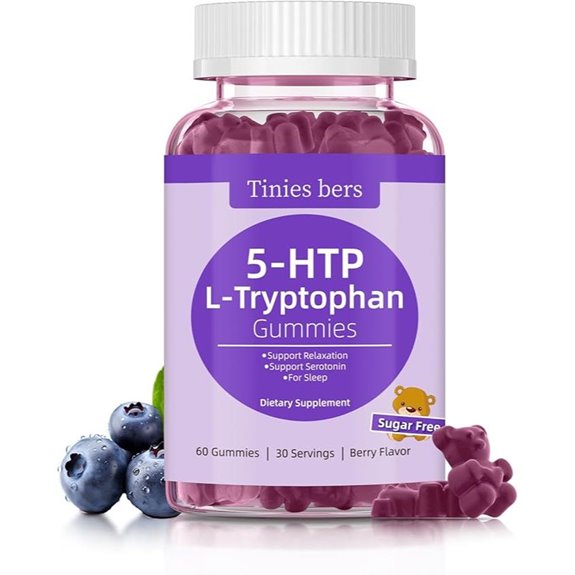 L-Tryptophan Gummies 500mg with 5-HTP 60
