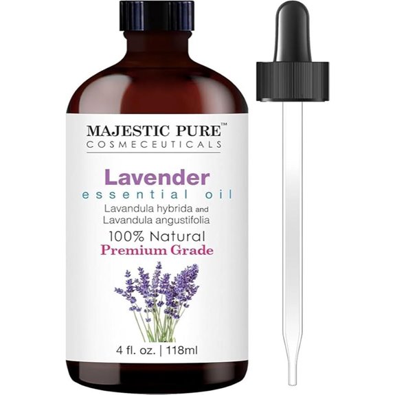 Lavender Essential Oil with Glass Dropper (4 oz)