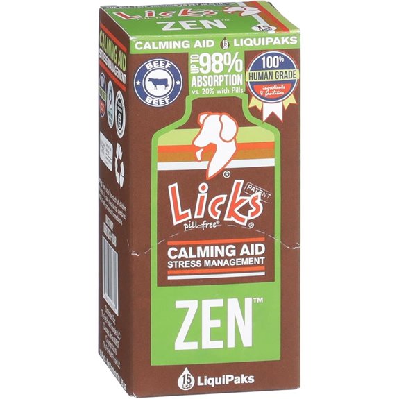Licks Pill Free Zen Dog Calming Gel Packets