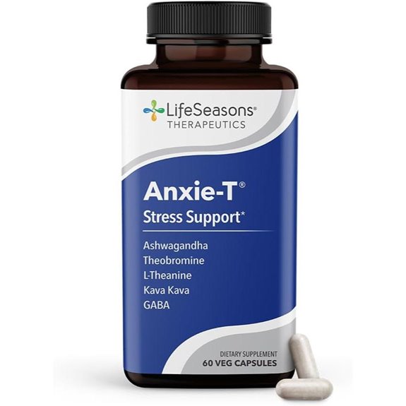 LifeSeasons Anxie-T: Stress Relief Supplement (60 Caps)