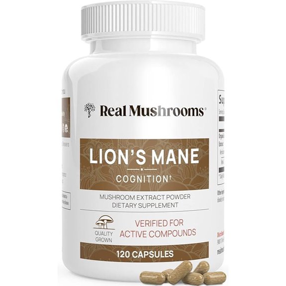 Lions Mane Mushroom Cognitive Support Capsules (120)