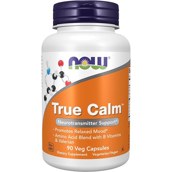 NOW True Calm: Magnesium GABA B Vitamins 90 Veg Capsules