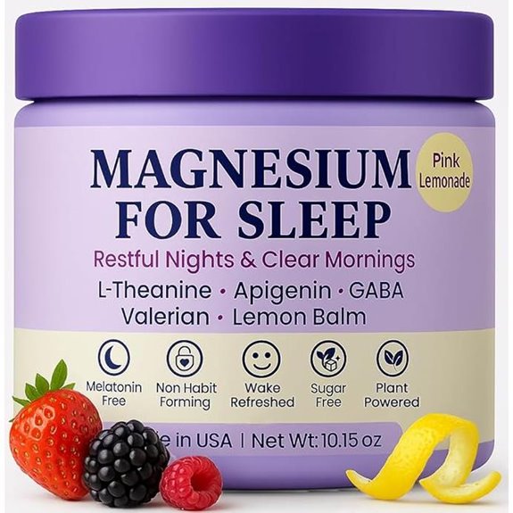 Magnesium Glycinate Sleep Aid Powder with L-Theanine