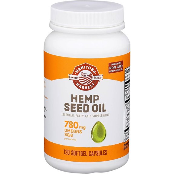 Manitoba Harvest Hemp Seed Oil Softgels 780mg 120ct