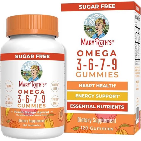 MaryRuth Vegan Omega 3-6-7-9 Gummies (120)