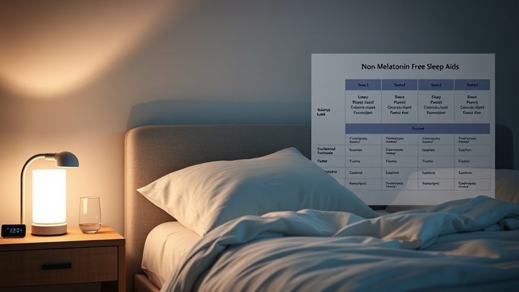 melatonin free sleep aid considerations