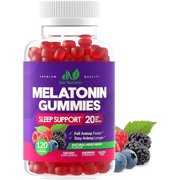 Melatonin 20mg Gummies for Adults (120 Count)