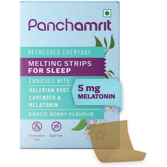 Melting Melatonin Strips Sleep Aid (30)