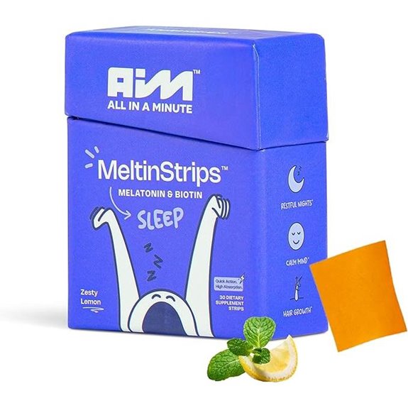 MeltinStrips Sleep Strips with Melatonin and Herbs