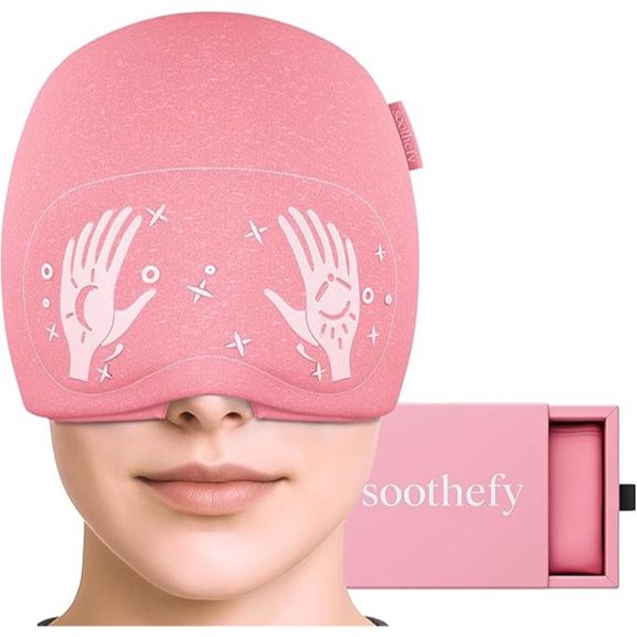 migraine relief cap with mask