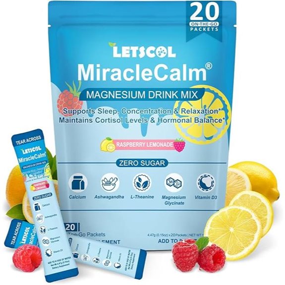 MiracleCalm Sleep Aid Drink Mix with Magnesium