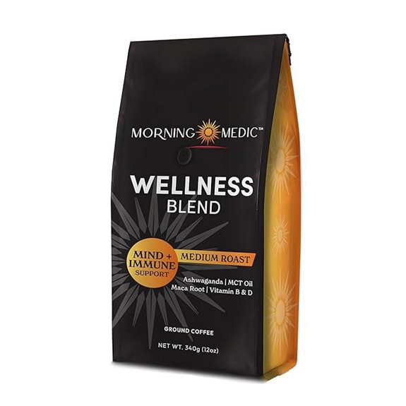 Morning Medic Ashwagandha Coffee with MCT & Vitamins (12 oz)