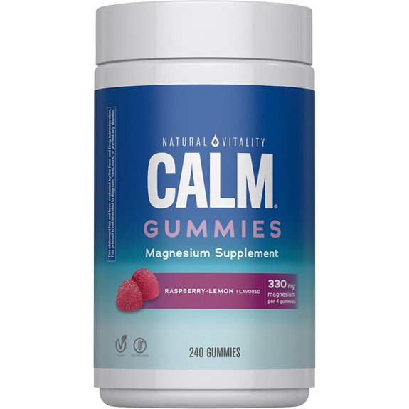 Natural Vitality Calm Gummies — Magnesium Citrate Stress Support