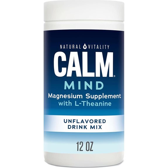 Natural Vitality Calm Mind Magnesium + L-Theanine Powder